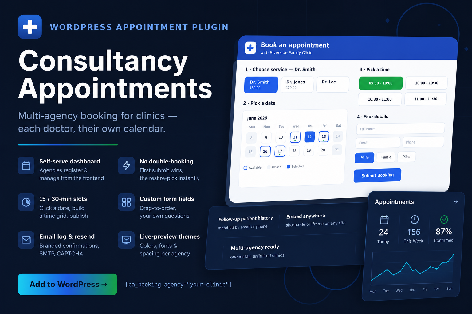 Appointment Booking Plugin/WebApp