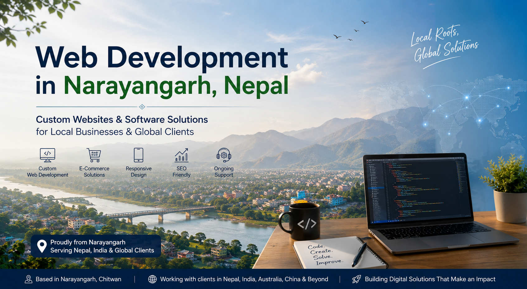 Web development in Narayangarh, Nepal