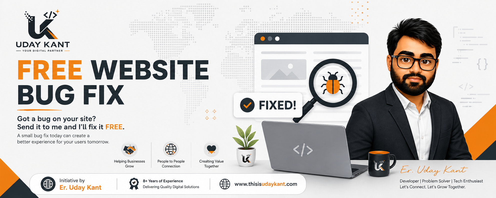Get Your Website Issues Fixed Free